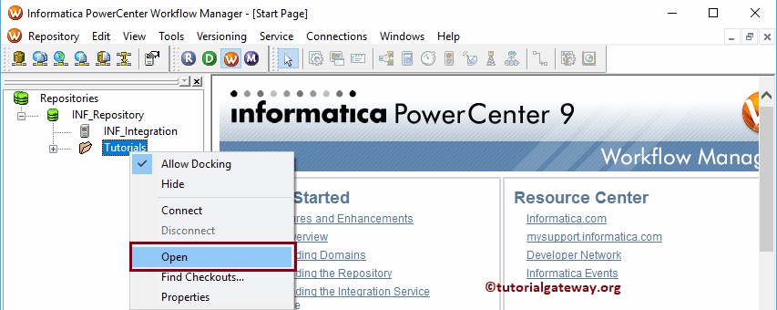 Informatica Workflow Manager 3